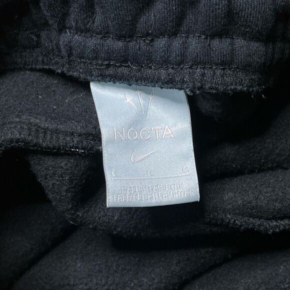 Nike NOCTA Drake Black Yellow Joggers Large - Picture 9 of 9